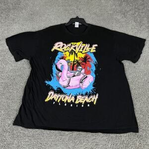 Rockville Shirt Mens XL Black Daytona Beach Florida 2023 Festival Concert Tee